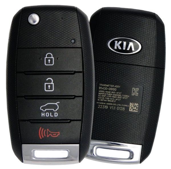Ключ зажигания Kia Sportage 2016-2020 (USA), 3+1 кнопка Panic, 434Mhz