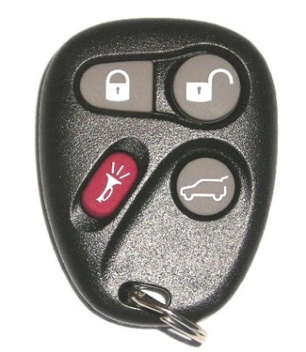 Ключ радиочастотный Cadillac SRX 2004-2006 (USA), 3+1 кнопка Panic, 315Mhz