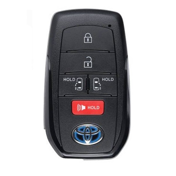 Ключ зажигания Toyota Sienna 2020-, 4+1 кнопка Panic, 315Mhz