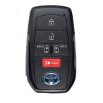 Ключ зажигания Toyota Sienna 2020-, 4+1 кнопка Panic, 315Mhz
