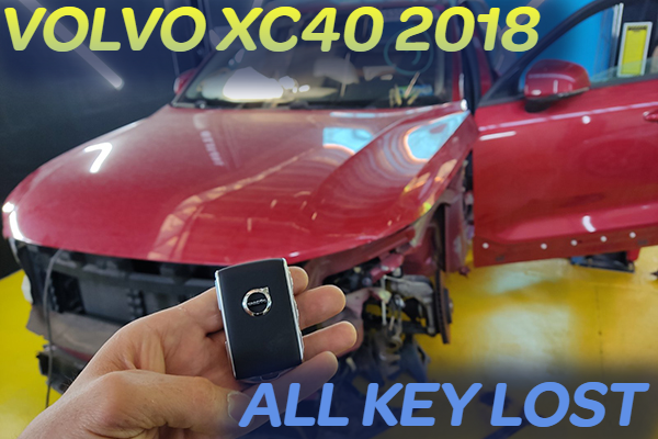 Volvo XC40 USA (2018) - Программирование при полной утере ключей зажигания