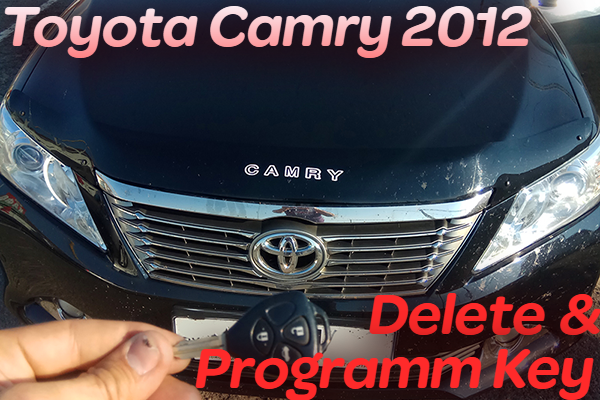 Toyota Camry (2012) - Удаление ключей + Изготовление чип-ключа