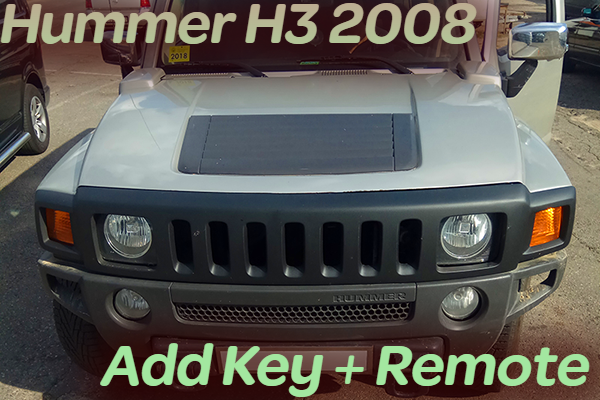 Hummer H3 (2008) - Добавление запасного ключа и брелока ц/з