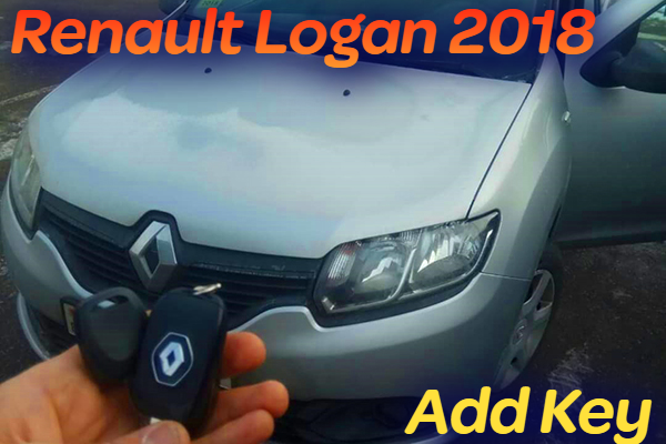Renault Logan (2018) - Изготовление запасного ключа с чипом иммобилайзера