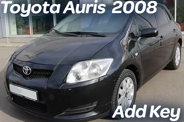 Toyota Auris (2008) - Добавление запасного чип-ключа