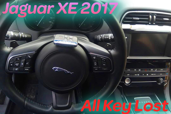 Jaguar XE (2017) - Восстановление чип-ключа после полной утери