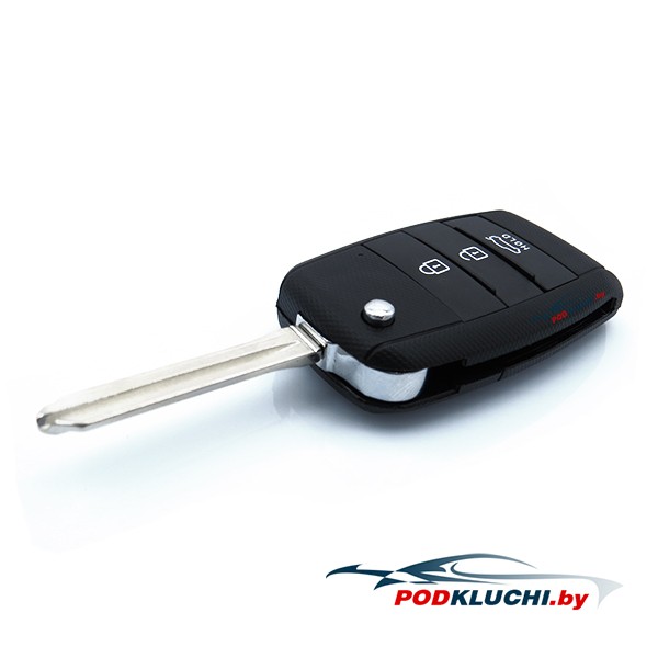 Ключ Kia Forte, Soul, Sorento выкидной (корпус) 3 кнопки