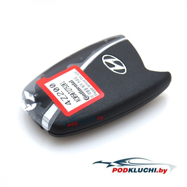 Оригинальный смарт ключ Hyundai Santa Fe 3+1 кнопка Panic с 06. 2012г -