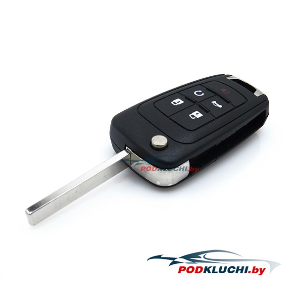 Ключ зажигания Chevrolet Camaro 2010-2016, Cruze 2011-2016, Impala 2014-2020, 4+1 кнопка Panic, 433MHz, Keyless Go