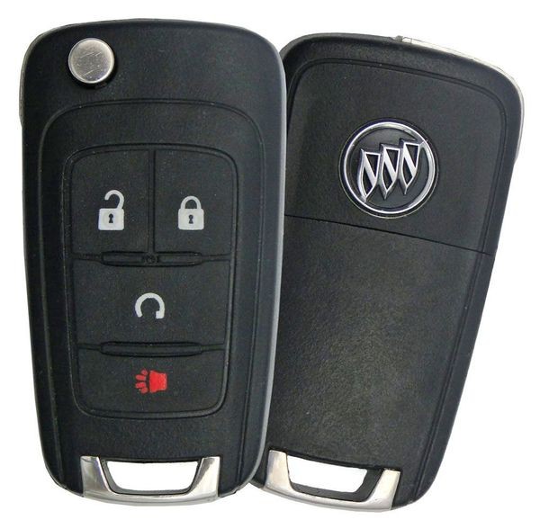 Ключ зажигания Buick Encore 2014-2017, 3+1 кнопка Panic, 315 MHz