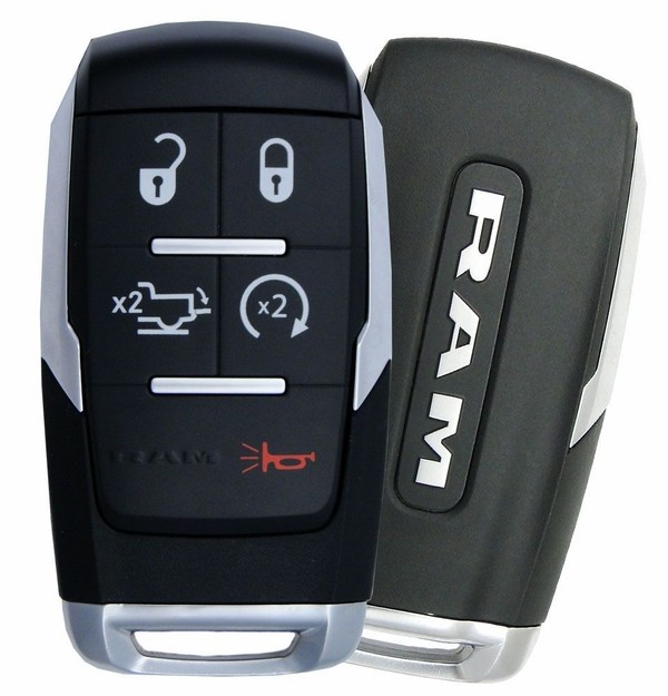 Ключ зажигания Dodge RAM 2500, 2019-, 4+1 кнопка Panic, 433Mhz, Keyless Go