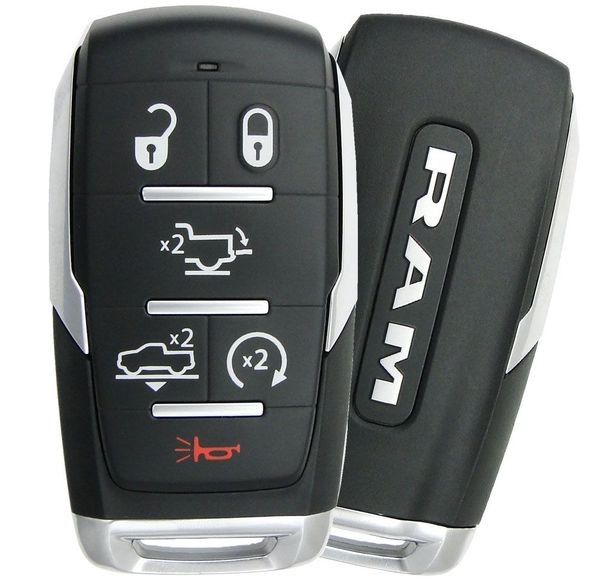 Ключ зажигания Dodge RAM 1500 Limited Edition, 2500, 2019-, 5+1 кнопка Panic, 433Mhz, Keyless Go