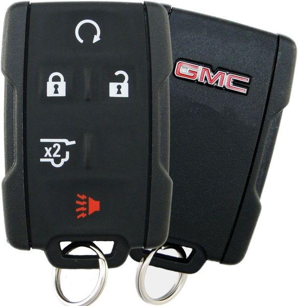 Ключ зажигания GMC Yukon 2015-2020, 4+1 кнопка Panic, 315Mhz