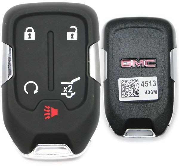 Ключ зажигания GMC Acadia 2017-, 4+1 кнопка Panic, 433Mhz