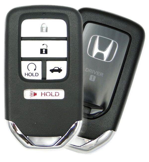 Ключ зажигания Honda Accord 2018-, 4+1 кнопка Panic, 433Mhz, Driver 1