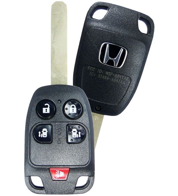 Ключ зажигания Honda Odyssey EX 2011-2013, 4+1 кнопка Panic, 314Mhz