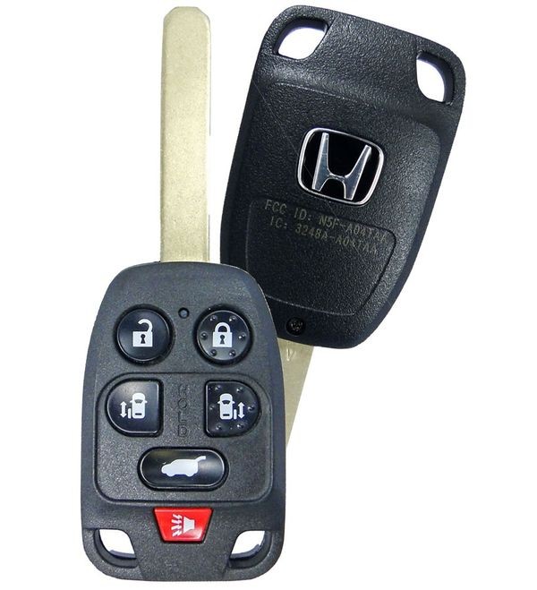 Ключ зажигания Honda Odyssey EXL 2011-2013, 5+1 кнопка Panic, 314Mhz