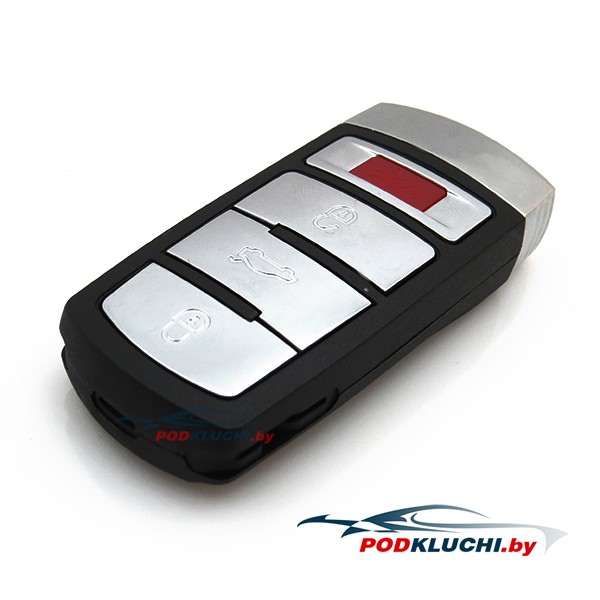 Ключ зажигания Volkswagen Passat CC, B6 c 2006-, 3+1 кнопка Panic, 315Mhz (USA)