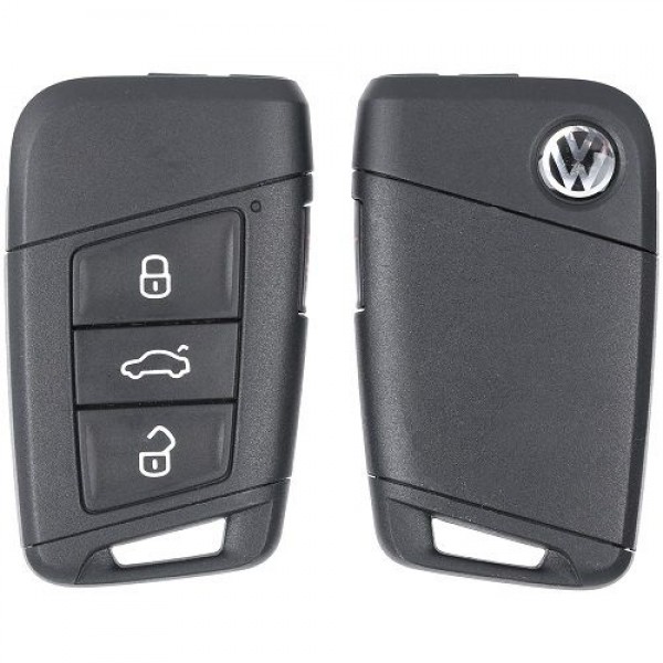 Ключ зажигания Volkswagen Arteon, Atlas, Jetta, Teramont, Passat USA c 2018-, 3+1 кнопка Panic, 315Mhz