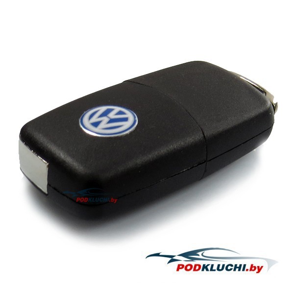 Ключ зажигания Volkswagen Bora, Golf, Jetta, T5 c 2001-, 2 кнопки, 433 Mhz