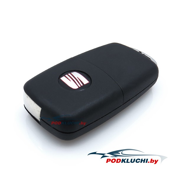 Ключ зажигания Seat Alhambra 2011-, Altea 2010-, Ibiza 2013-, Mii 2012-, Toledo 2012-, 3 кнопки, 433Mhz