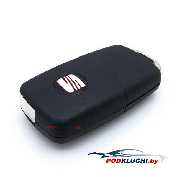 Ключ зажигания Seat Ibiza 2010-, Leon 2006-, Toledo 2005-, 3 кнопки, 433Mhz