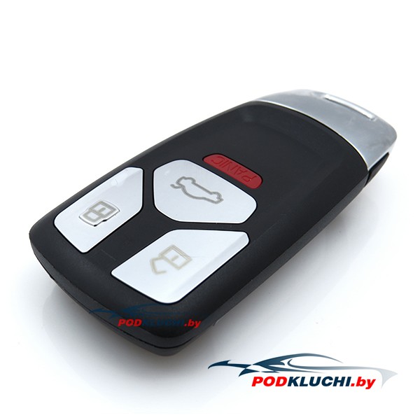 Ключ зажигания Audi A4 2020-, A5 2020-, Q5 2017-, 3+1 кнопка Panic, 315Mhz