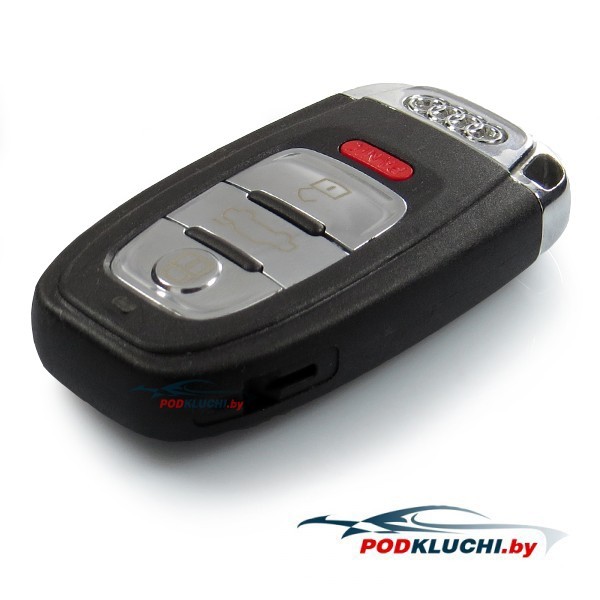 Ключ зажигания Audi A6 2011-2018, 3+1 кнопка Panic, 315Mhz