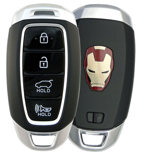 Ключ зажигания Hyundai Kona (SEL, Limited, Ultimate) 2018-, 3+1 кнопка Panic, 434Mhz (USA)