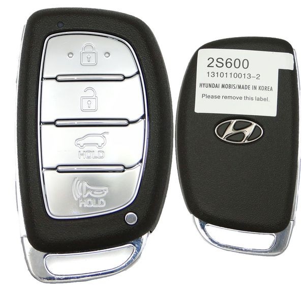 Ключ зажигания Hyundai Tucson 2014-2015, 3+1 кнопка Panic, 434Mhz (USA)