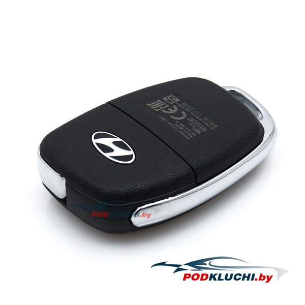 Ключ зажигания Hyundai Santa Fe 2015-2018, 3 кнопки, 433Mhz