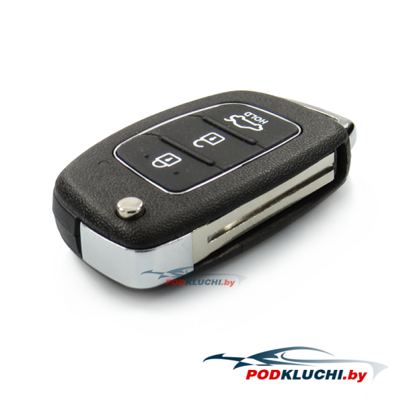 Ключ зажигания Hyundai Elantra 2013-2015, 3 кнопки, 433Mhz