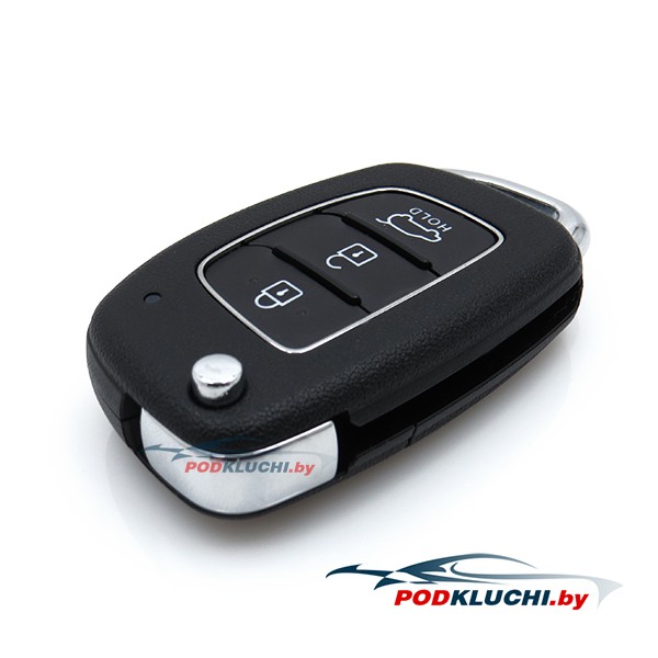 Ключ зажигания Hyundai Tucson 2015-, 3 кнопки, 433Mhz