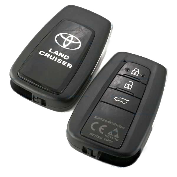 Ключ зажигания Toyota Land Cruiser Prado 2017-2019, 3 кнопки, 433Mhz