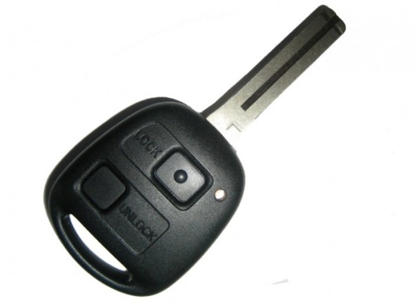 Ключ зажигания Toyota Land Cruiser 100 2002-2007, 2 кнопки, 433Mhz