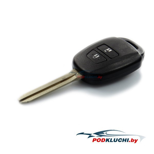Ключ зажигания Toyota Aqua 2012-, Ractis 2010-, Vitz 2010-2014 (Japan), 2 кнопки, 314,9Mhz