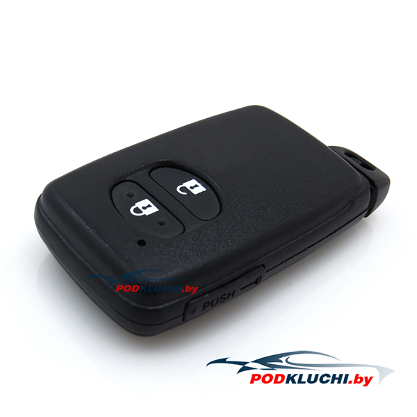 Ключ зажигания Toyota Aqua 2011-, Corolla Axio/Fielder 2012-, IQ 2013-, Prius 2009-, Prius A 2011-, Ractis, 2010-, Vitz 2010-, WISH 2009- (Japan), 2 кнопки, 312Mhz