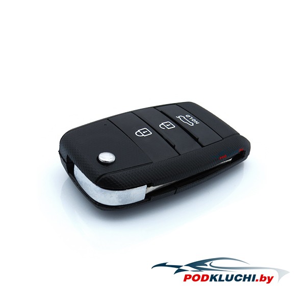 Ключ зажигания Kia Optima 2013-2015, 3 кнопки, 433Mhz