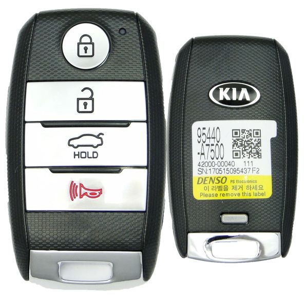 Ключ зажигания Kia Forte Sedan 2014-2016, Forte Koup 2014-2016 (USA), 3+1 кнопка Panic, 315Mhz