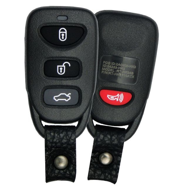 Ключ радиочастотный Kia Optima 2011-2013 (USA), 3+1 кнопка Panic, 315Mhz