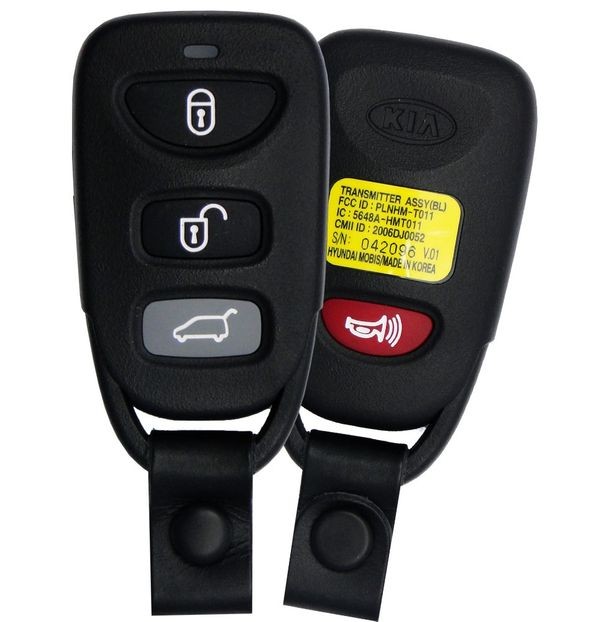 Ключ радиочастотный Kia Rondo 2007-2010 (USA), 3+1 кнопка Panic, 315Mhz