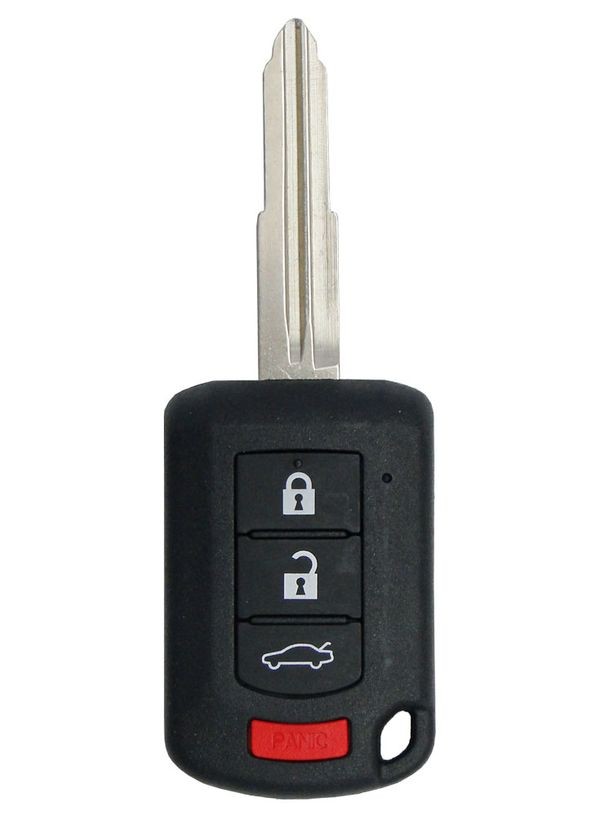Ключ зажигания Mitsubishi Lancer 2016-2017, 3+1 кнопка Panic, 315Mhz
