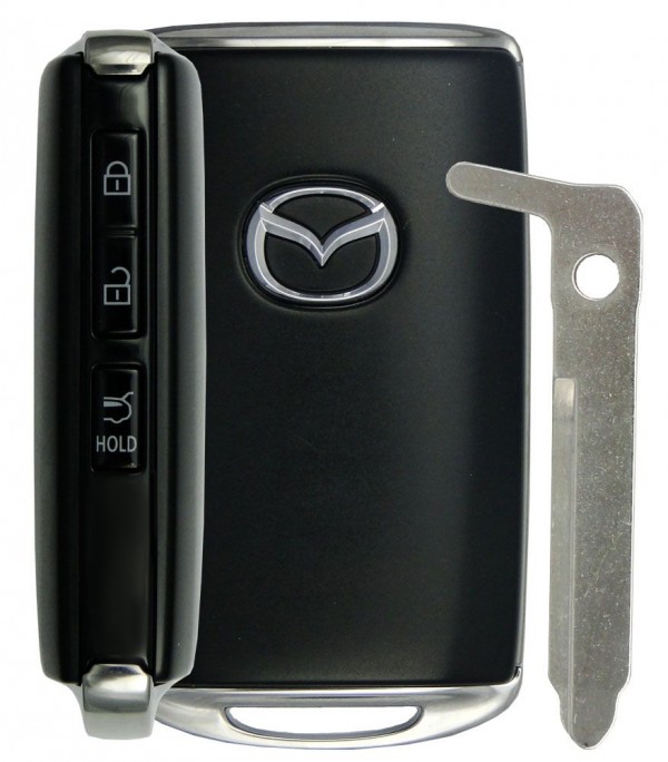 Ключ зажигания Mazda CX-5 2019-, CX-9 2020-, 3 кнопки, 433Mhz