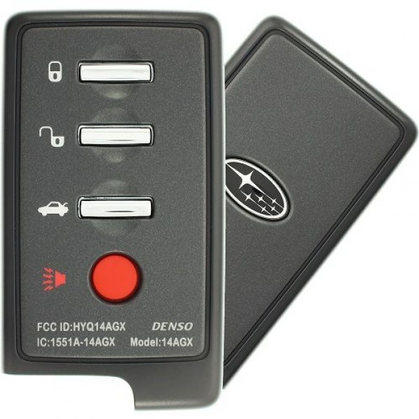 Ключ зажигания Subaru Legacy (B14) 2012-2014, 3+1 кнопка Panic, 315Mhz