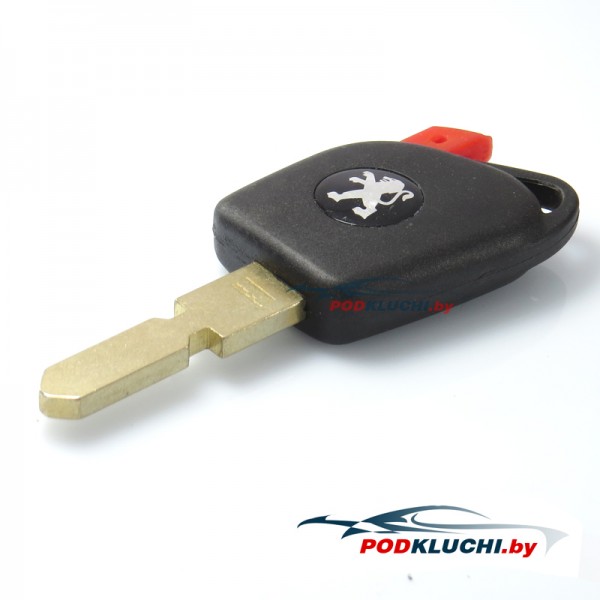 Заготовка ключа Peugeot 406, 607 с местом под чип