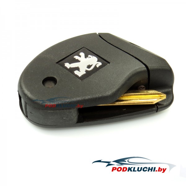 Ключ Peugeot 806 выкидной (корпус) 2 кнопки