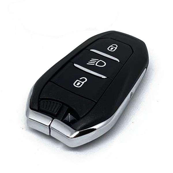 Ключ зажигания Citroen C3 2017-, Spacetourer 2016-, 3 кнопки, 433Mhz