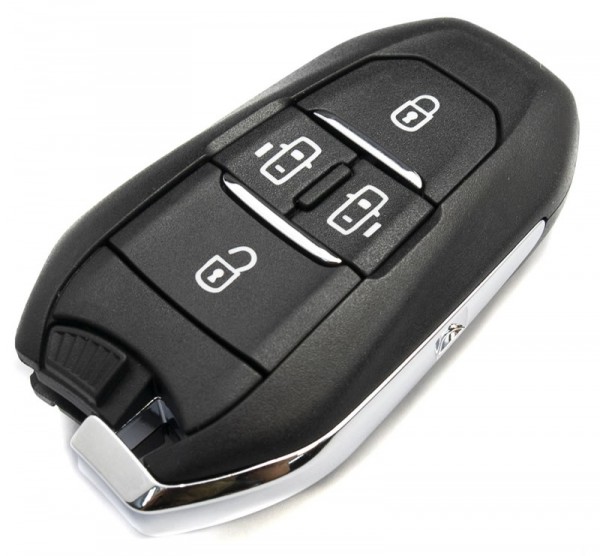 Ключ зажигания Peugeot Traveller 2016-, 4кнопки, 433Mhz