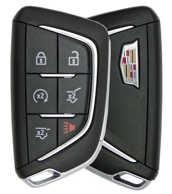 Ключ зажигания Cadillac Escalade 2021- (USA), 5+1 кнопка Panic, 315Mhz/434Mhz