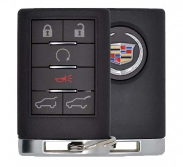 Ключ зажигания Cadillac Escalade 2007-2014 (USA), 5+1 кнопка Panic, 315Mhz